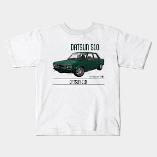 Datsun 510 Green Gas Kids T-Shirt